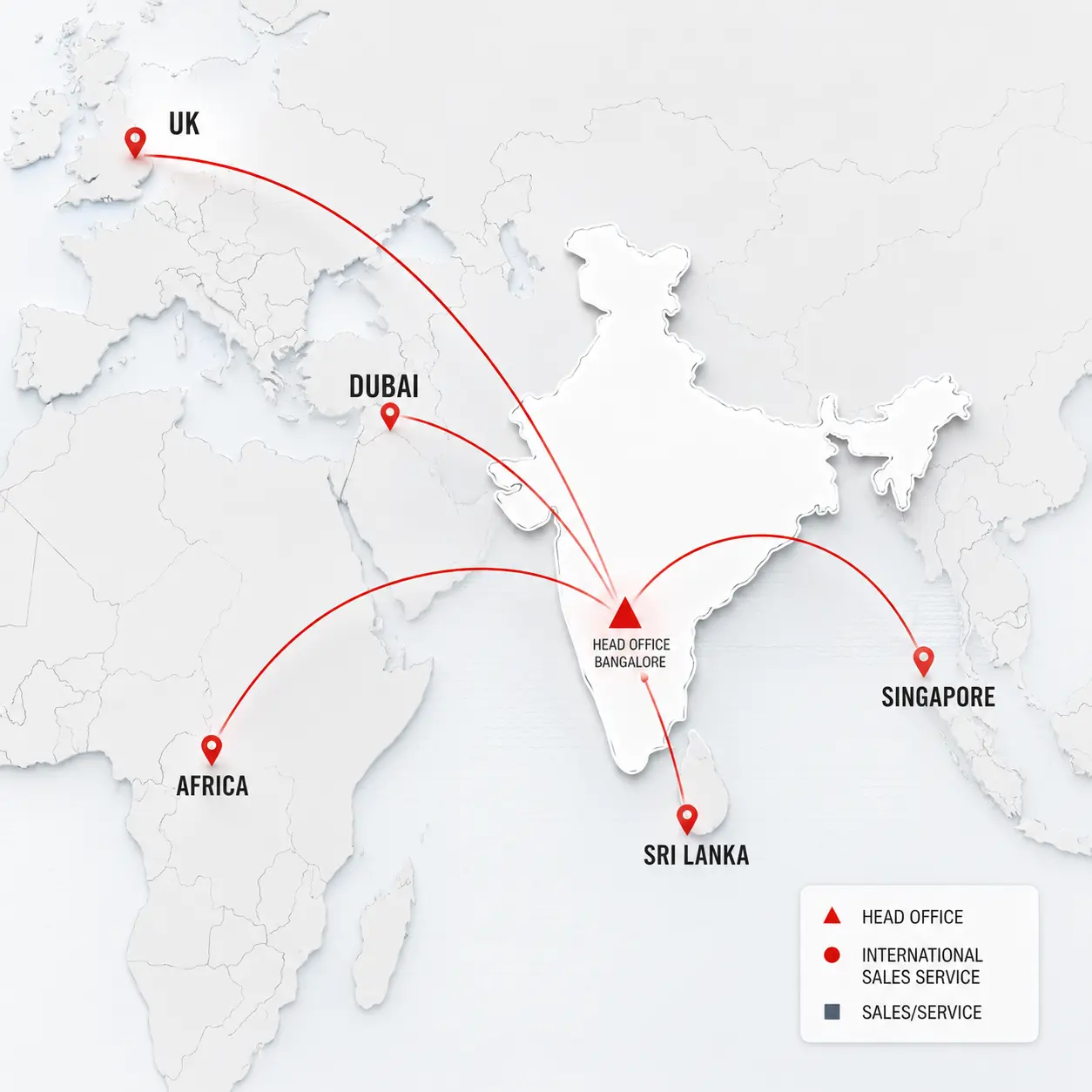 Alpha Power Solutions Global Network Map