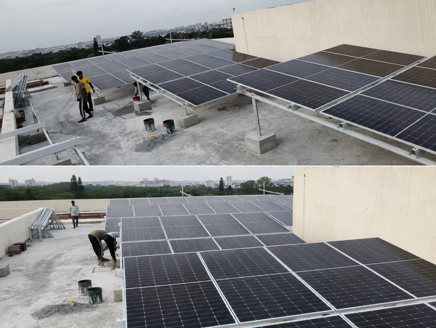 Commercial Solar Rooftop Installation