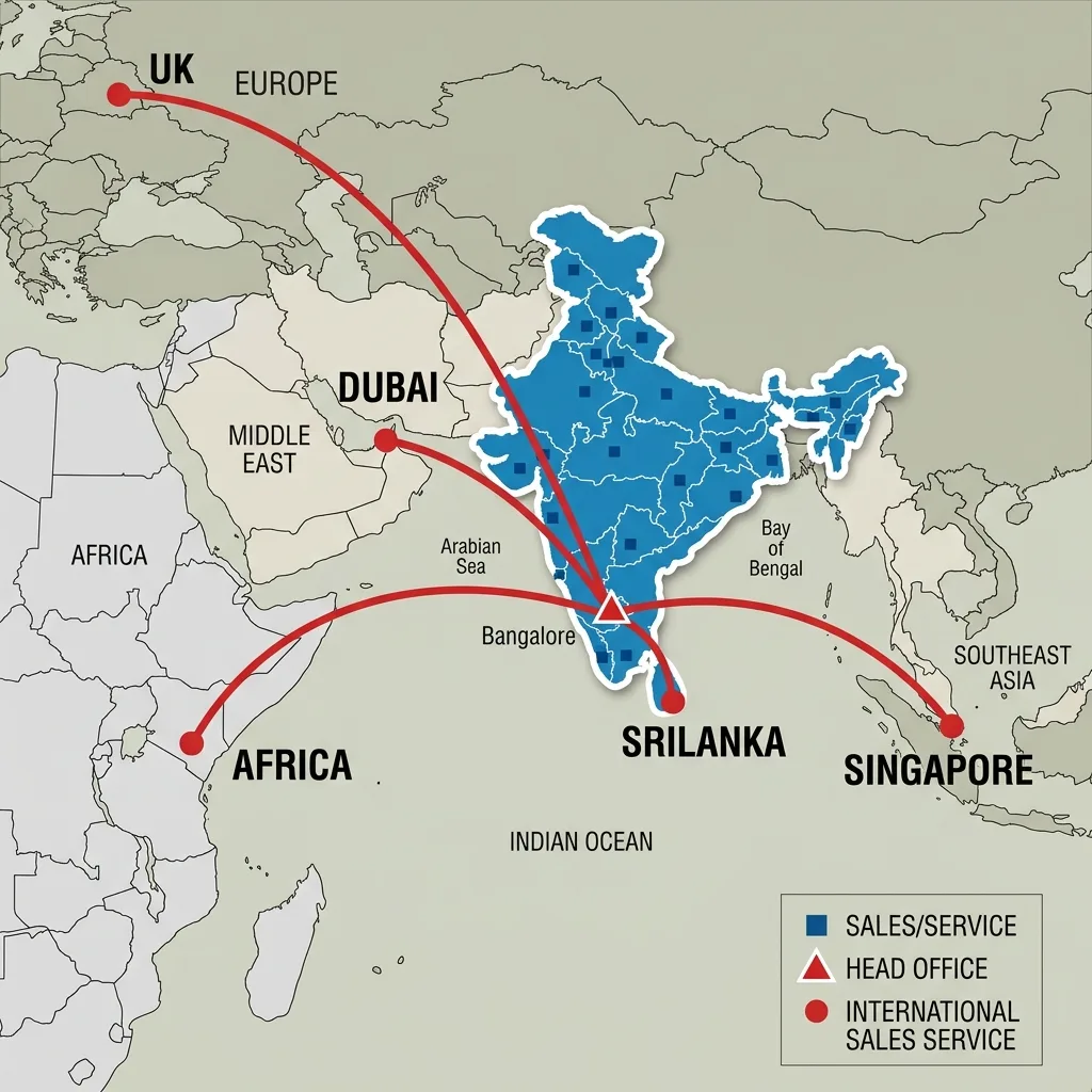 Alpha Power Solutions Global Network Map