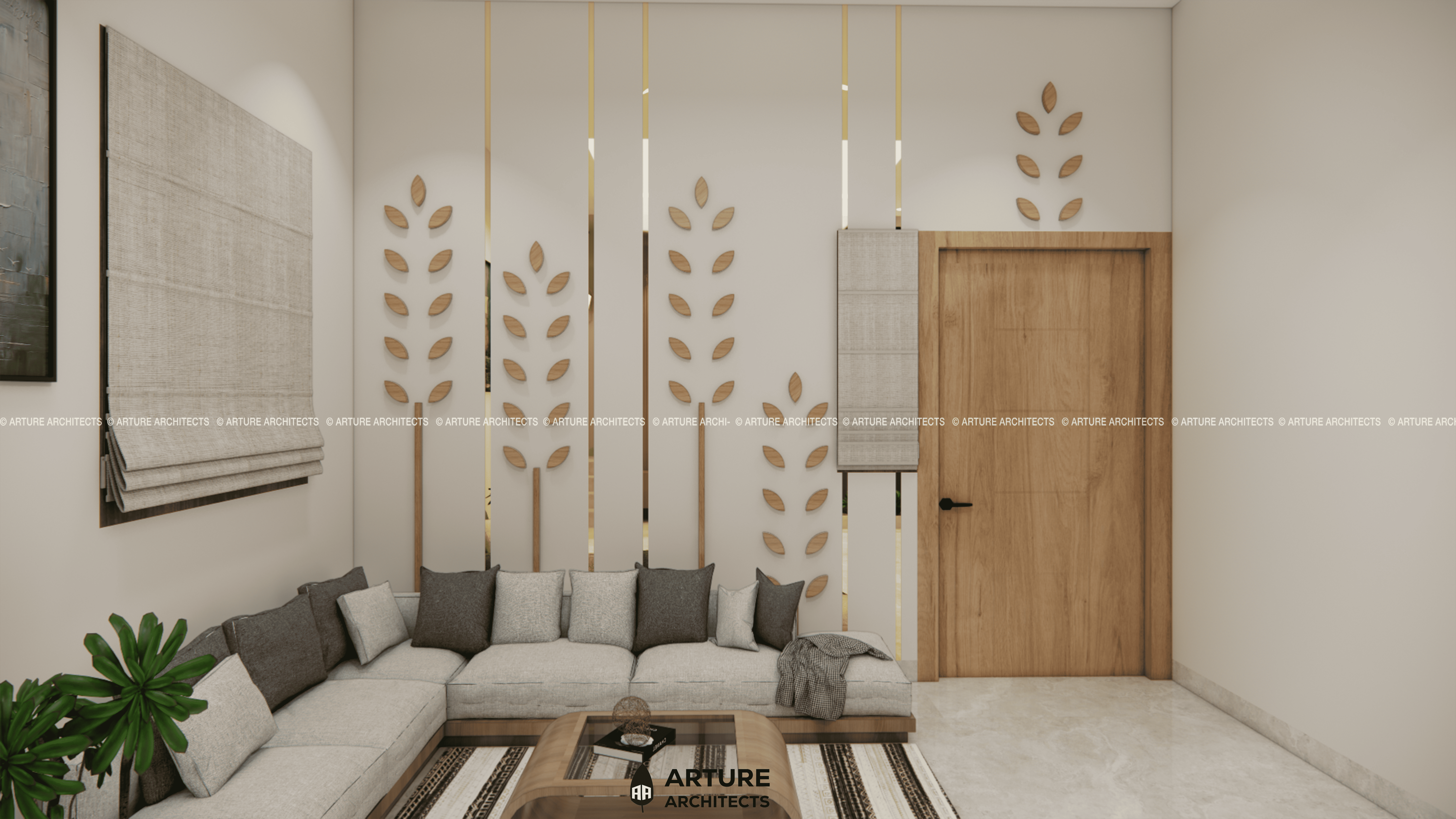 Detail View Gold Channels