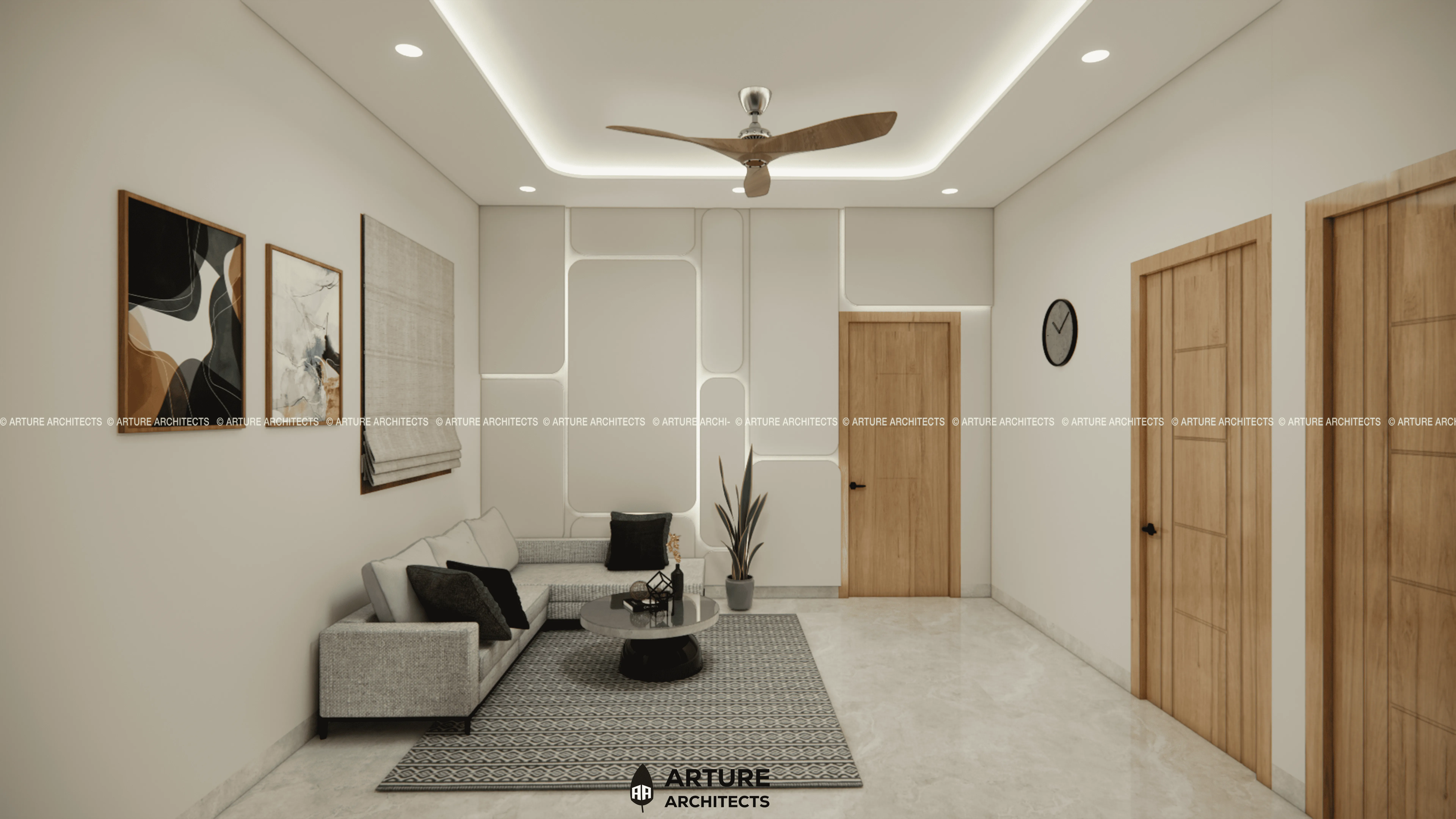 Detail View Gold Channels