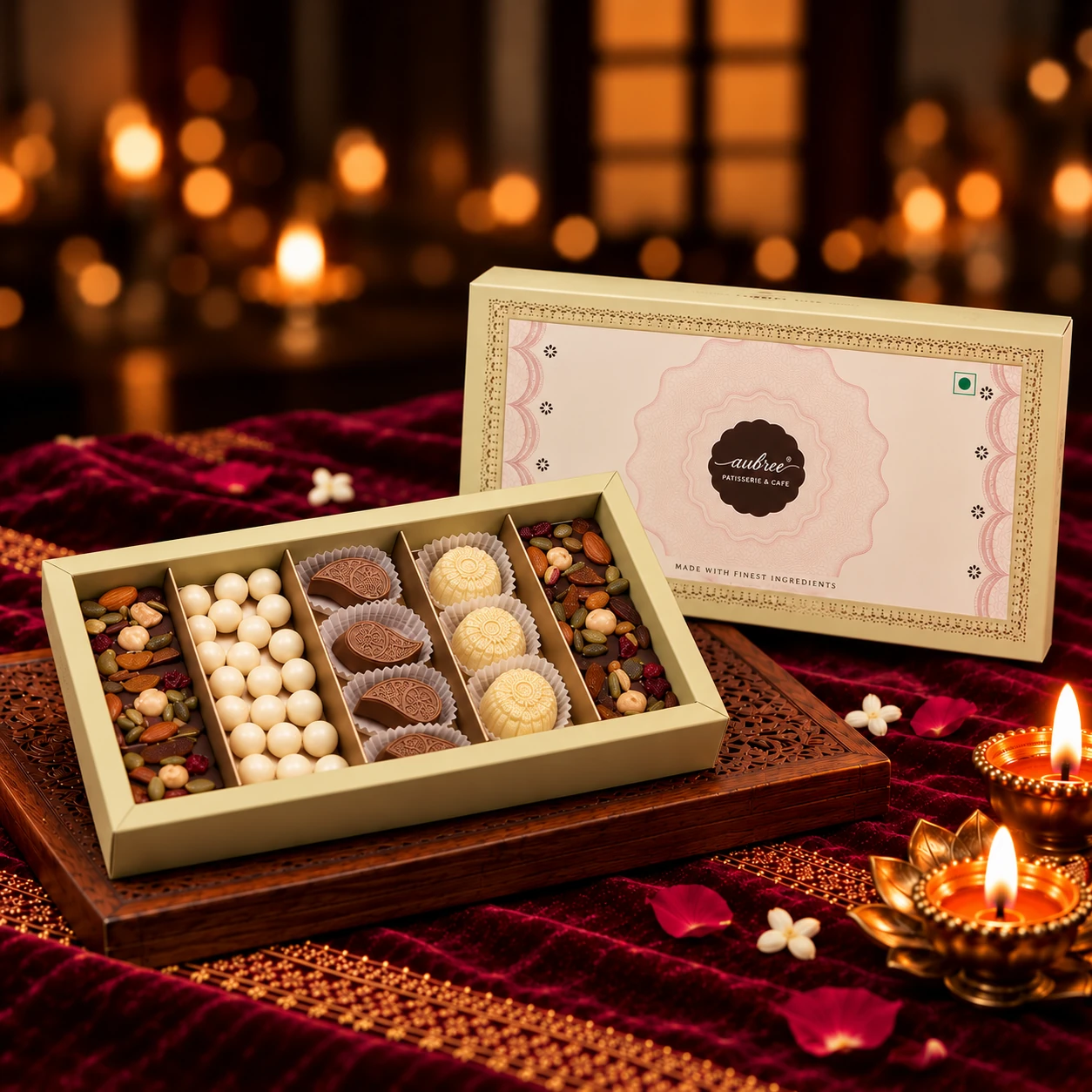Aubree Motif collection Diwali chocolate gift box