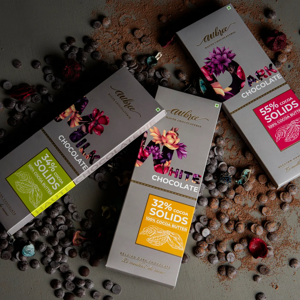 Aubree custom branded Belgian chocolates with corporate logo