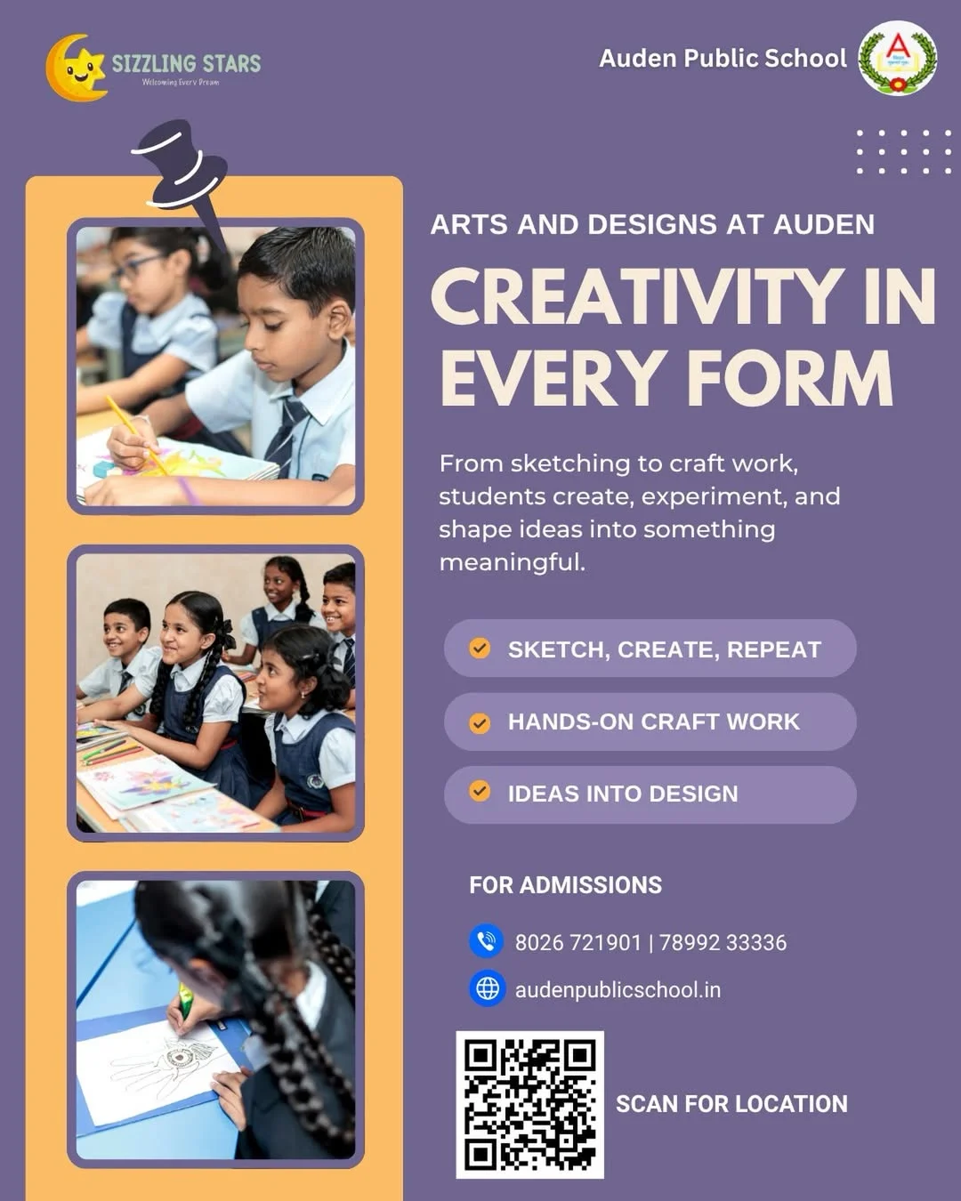 Auden Admission Poster 2